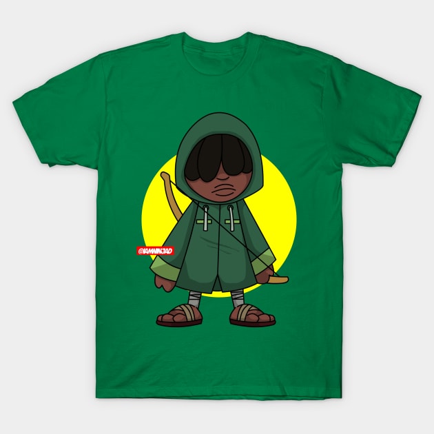 Idle Green Poncho T-Shirt by IamNinjaD